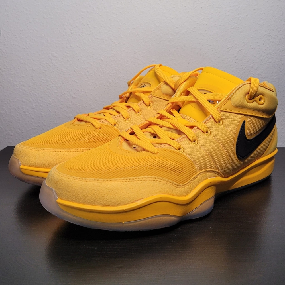 Nike Mens Basketball Size 12.5 Air Zoom GT Hustle 2 TB Yellow Black DX9190-701